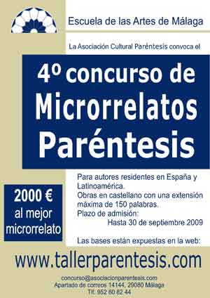 IV Concurso de Microrrelatos Paréntesis